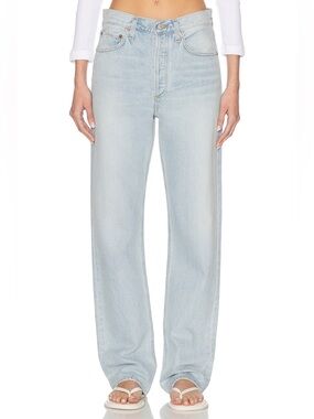Agolde Kelly High Rise Straight Jeans in Wave NWT